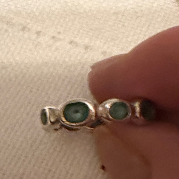 Silpada Sterling Silver & Aqua Blue Glass “Northern Lights” Ring R2280 - Picture 3 of 9